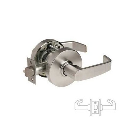 Sargent 28-10U15-LL-US26D 10 Line Lever Lock Passage Function, L Rose, L Lever, US26D Satin Chrome 2810U15LLUS26D